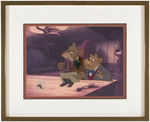 "THE GREAT MOUSE DETECTIVE" FRAMED ANIMATION CEL.