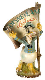 "DISNEYLAND BY LEONARDI" STORE DISPLAY FIGURINE DEPICTING DONALD DUCK.