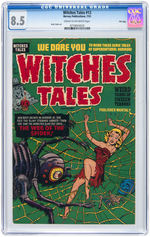 "WITCHES TALES" #12 JULY 1952 CGC 8.5 VF+ FILE COPY.