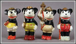 MICKEY/MINNIE MOUSE ON PARADE BISQUE SET.