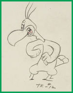 TEX AVERY CARTOON PRODUCTION DRAWING TRIO.