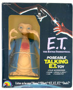 LJN "POSEABLE TALKING E.T. TOY" BOXED PAIR.