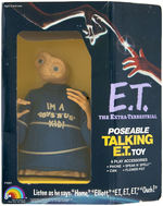 LJN "POSEABLE TALKING E.T. TOY" BOXED PAIR.