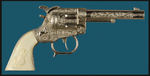 "GENE AUTRY" CAP GUN WITH RARE HORSEHEAD GRIPS.