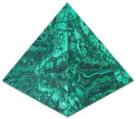 MALACHITE CARVED & ASSEMBLED PYRAMID