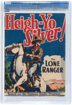 "HEIGH-YO SILVER! - THE LONE RANGER" LARGE FEATURE BOOK #3 1939 CGC 6.5 FINE+.