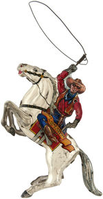 "THE LONE RANGER HI YO SILVER!" MARX TIN LITHO TOY (COLOR VARIETY).