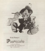 "WALT DISNEY'S VERSION OF PINOCCHIO" EXTREMELY LIMITED BOOK.