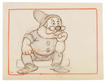 "SNOW WHITE AND THE SEVEN DWARFS" STORYBOARD ORIGINAL ART LOT FEATURING DOC.