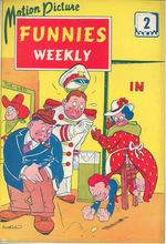 MOTION PICTURE FUNNIES WEEKLY COVERS #2, #3, #4 1939