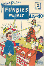 MOTION PICTURE FUNNIES WEEKLY COVERS #2, #3, #4 1939