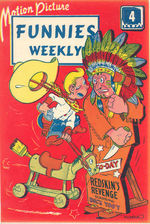 MOTION PICTURE FUNNIES WEEKLY COVERS #2, #3, #4 1939