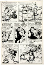 "STRAIGHT ARROW" #52 COMPLETE COMIC BOOK STORY ORIGINAL ART.