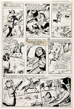 "STRAIGHT ARROW" #52 COMPLETE COMIC BOOK STORY ORIGINAL ART.