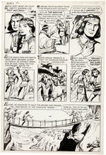 "STRAIGHT ARROW" #52 COMPLETE COMIC BOOK STORY ORIGINAL ART.