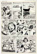 "STRAIGHT ARROW" #52 COMPLETE COMIC BOOK STORY ORIGINAL ART.