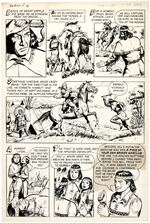 "STRAIGHT ARROW" #52 COMPLETE COMIC BOOK STORY ORIGINAL ART.