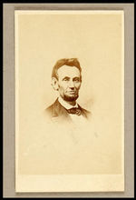 LINCOLN CARTE DE VISITE C. 1864.