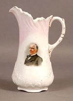 MC KINLEY CHOICE COLOR PORTRAIT TALL PITCHER C. 1896.