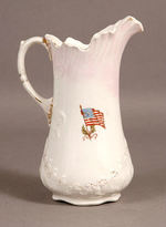 MC KINLEY CHOICE COLOR PORTRAIT TALL PITCHER C. 1896.