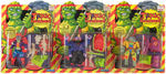 "TOXIC CRUSADERS" SET OF NINE CARDED FIGURES BY PLAYMATES.