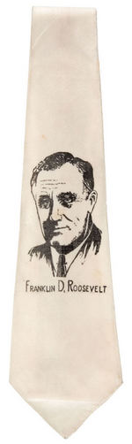 "FRANKLIN D. ROOSEVELT" NECKTIE C. 1936.