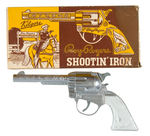 "ROY ROGERS SHOOTIN' IRON" BOXED KILGORE CAP PISTOL.