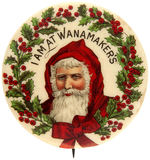 BEAUTIFUL EARLY SANTA FROM PHILA. FAMOUS STORE WANNAMAKER’S AND CPB.