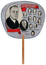 FRANKLIN ROOSEVELT ADVERTISING FANS.