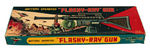 "FLASHY-RAY GUN" BOXED BATTERY-OPERATED SPACE RIFLE.