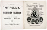 PRESIDENTIAL SHEET MUSIC: 12 PIECES COVERING 100+ YEARS.