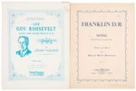 PRESIDENTIAL SHEET MUSIC: 12 PIECES COVERING 100+ YEARS.