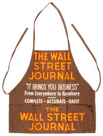 "THE WALL STREET JOURNAL" VENDOR'S APRON.