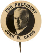 DAVIS RARE REAL PHOTO BUTTON WITH CONDITION ISSUES BUT DISPLAYING WELL.