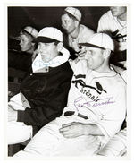 DIZZY DEAN AND LEO DUROCHER DOUBLE SIGNED NEWS SERVICE PHOTO.