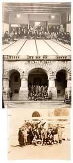 GEORGE KELLY 1922 BASEBALL TOUR OF JAPAN CONTRACT W/FOUR VINTAGE PHOTOS.