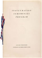 TRUMAN-BARKLEY 1949 LIMITED EDITION INAUGURATION BOOK PLUS EXTRAS.
