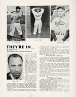 ”NEGRO BASEBALL 1946 YEARBOOK” WITH JACKIE ROBINSON COVER.