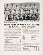 ”NEGRO BASEBALL 1946 YEARBOOK” WITH JACKIE ROBINSON COVER.