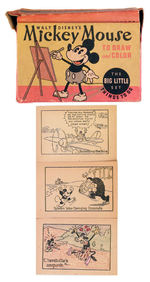 "MICKEY MOUSE TO DRAW AND COLOR/THE BIG LITTLE SET."