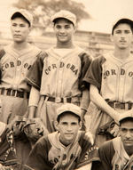 VERA CRUZ WINTER LEAGUE “CORDOBA” COFFEE 1939-1940 CHAMPIONSHIP TEAM LARGE PHOTO W/LUIS SALAZAR.