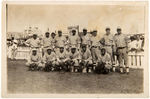 CUBAN LEAGUE TEAM ALMENDARES SCORPIONS 1929-1930 REAL PHOTO POSTCARD.