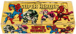 "MARVEL SUPER HEROES" DONRUSS GUM CARD SET & BOX.