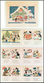 DISNEY STUDIO CHRISTMAS CARD FOR 1935.