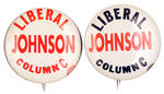 LBJ TWO "LIBERAL ROW C" LITHOS.