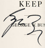 TWO BOOKS SIGNED BY GEORGE BUSH SR. AND GEORGE W. BUSH.