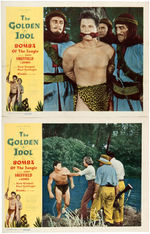 "BOMBA OF THE JUNGLE" LOBBY CARD SETS.