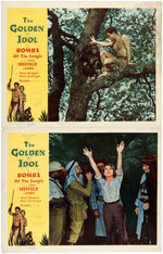 "BOMBA OF THE JUNGLE" LOBBY CARD SETS.