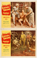 "BOMBA OF THE JUNGLE" LOBBY CARD SETS.