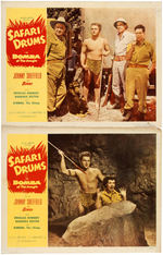 "BOMBA OF THE JUNGLE" LOBBY CARD SETS.